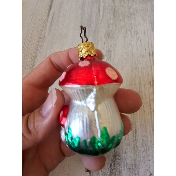 Inge glas glass mushroom ornament Xmas tree - Picture 2 of 7